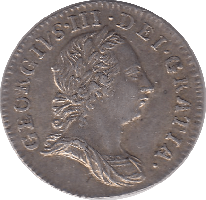 1762 MAUNDY THREEPENCE ( EF )