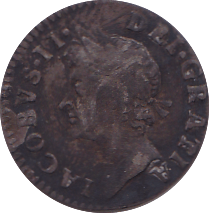 1687 MAUNDY FOURPENCE ( VF )
