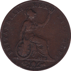 1826 HALFPENNY ( F ) - Halfpenny - Cambridgeshire Coins