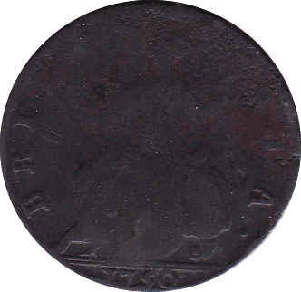 1750 HALFPENNY ( FAIR ) B