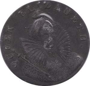 1794 CHICHESTER HALFPENNY TOKEN ( GF )