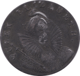 1794 CHICHESTER HALFPENNY TOKEN ( GF )