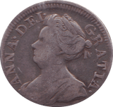 1708 MAUNDY THREEPENCE ( VF )