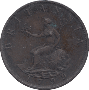 1799 HALFPENNY ( VF )