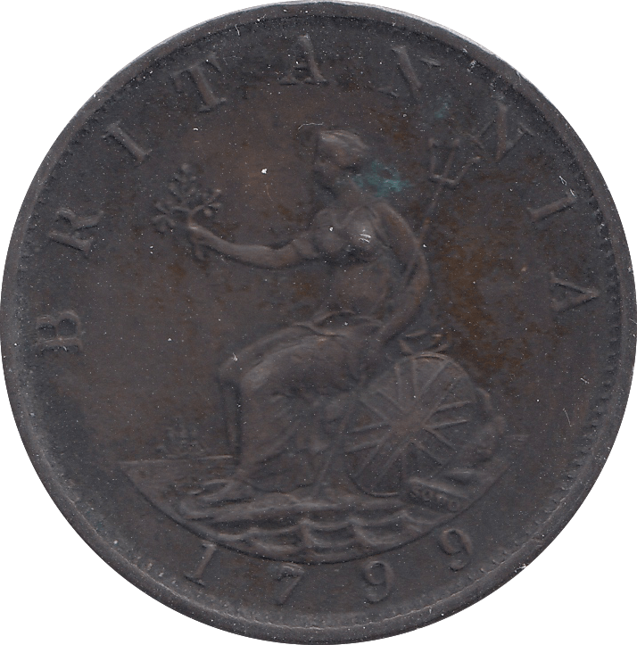 1799 HALFPENNY ( VF )