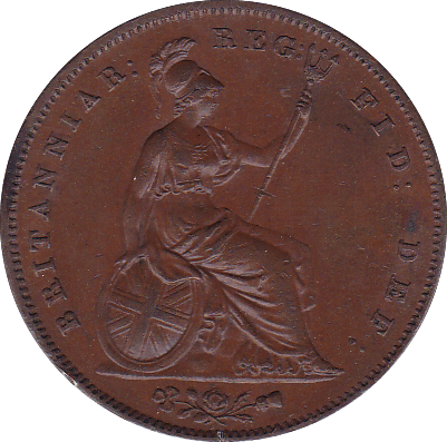 1848 PENNY ( AUNC ) - Penny - Cambridgeshire Coins