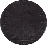 1743 HALFPENNY ( VF )