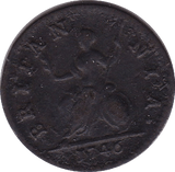 1746 FARTHING ( VF )