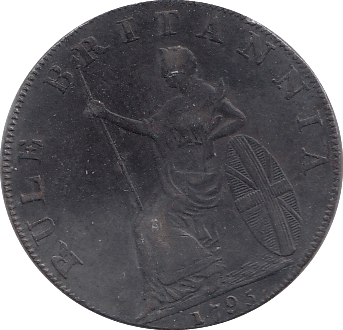 1795 EARL HOLME HALFPENNY TOKEN