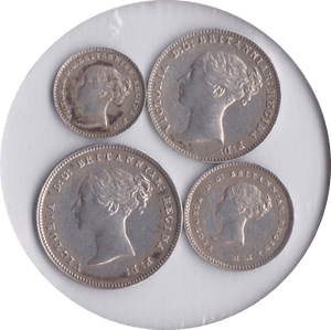1843 MAUNDY SET VICTORIA - Maundy Set - Cambridgeshire Coins