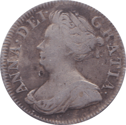 1710 MAUNDY THREEPENCE ( GF )