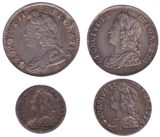 1743 MAUNDY SET GEORGE II