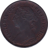 1882 FARTHING H ( UNC )