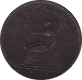 1806 HALFPENNY ( GVF )