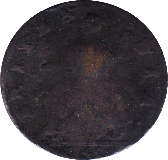 1745 HALFPENNY ( FAIR ) B