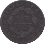 1828 USA ONE CENT - WORLD COINS - Cambridgeshire Coins