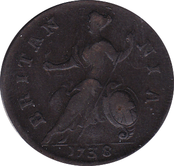 1738 HALFPENNY ( VF )