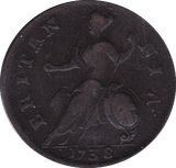 1738 HALFPENNY ( VF )