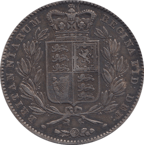 1844 CROWN ( GVF ) B - Crown - Cambridgeshire Coins