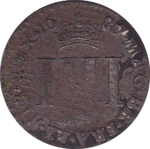 1687 MAUNDY FOURPENCE ( VF )