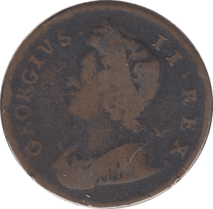 1729 HALFPENNY ( VF )