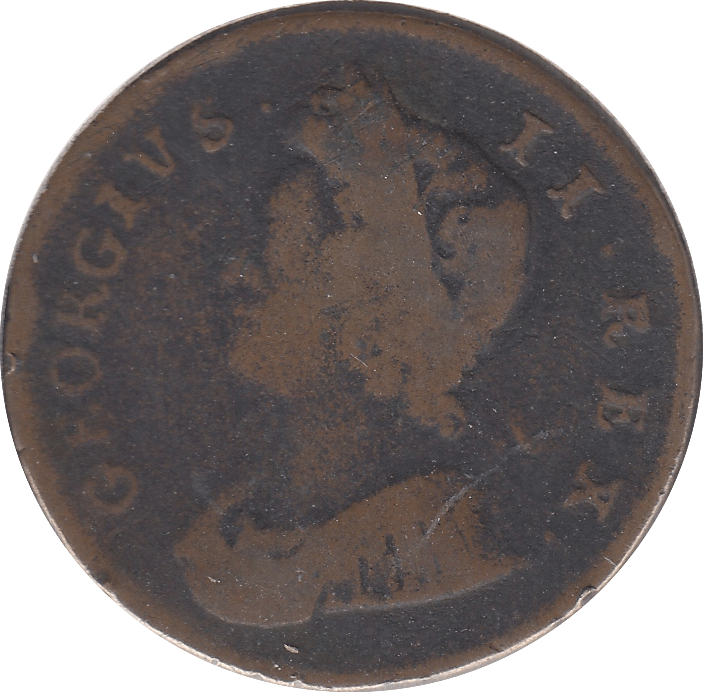 1729 HALFPENNY ( VF )