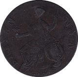1775 HALFPENNY ( F )