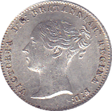 1843 FOURPENCE ( AUNC ) - Fourpence - Cambridgeshire Coins