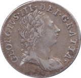 1762 MAUNDY THREEPENCE ( VF ) D