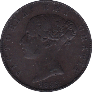 1853 HALFPENNY ( GF )B - Halfpenny - Cambridgeshire Coins