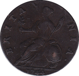 1744 HALFPENNY ( VF )