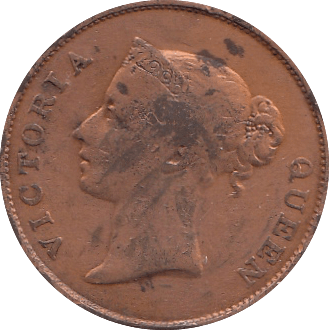 1845 EAST INDIA COMPANY ONE CENT - WORLD COINS - Cambridgeshire Coins