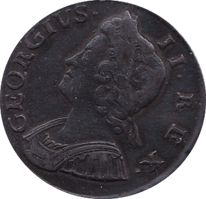 1735 HALFPENNY ( VF )