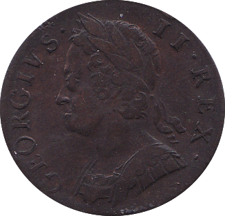 1746 HALFPENNY ( VF )
