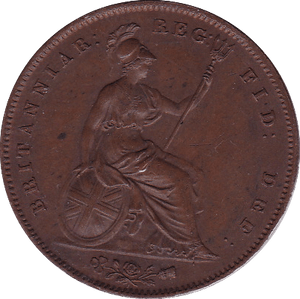 1848 PENNY ( EF ) - Penny - Cambridgeshire Coins