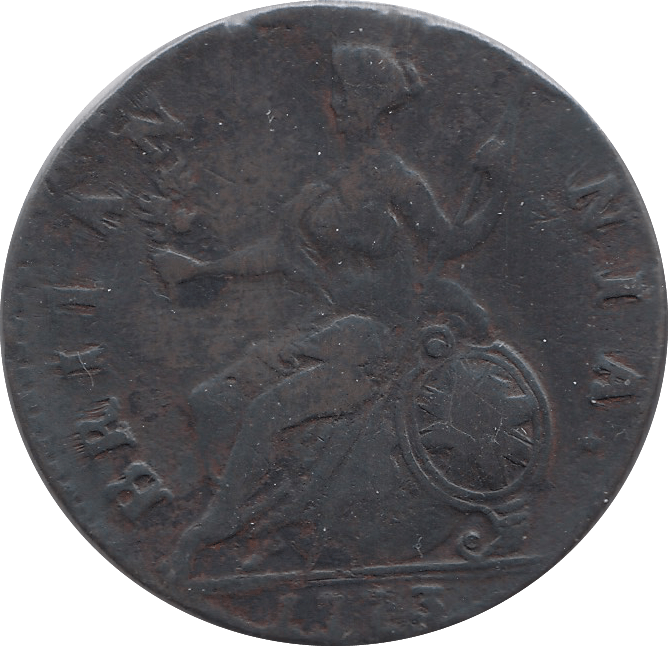 1773 HALFPENNY ( GF ) B