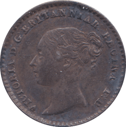 1845 MAUNDY ONE PENNY ( EF ) - Maundy Coins - Cambridgeshire Coins