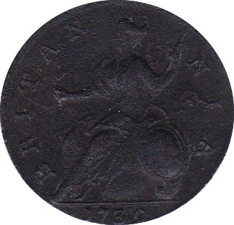1739 HALFPENNY ( F )
