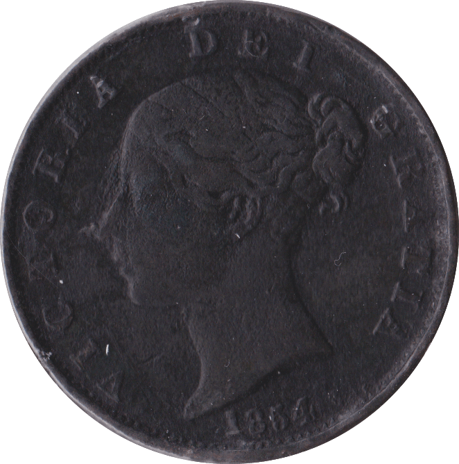 1854 HALFPENNY ( GF ) - Halfpenny - Cambridgeshire Coins