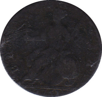 1753 HALFPENNY ( POOR )