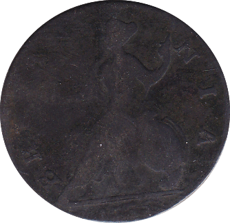 1735 HALFPENNY ( FAIR ) C