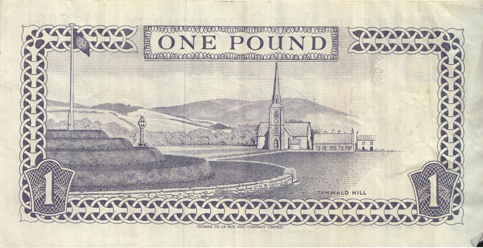 ISLE OF MAN ONE POUND BANKNOTE REF 1270 - World Banknotes - Cambridgeshire Coins