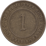 JAGERMEISTER SINGLE SHOT TOKEN - OTHER TOKENS - Cambridgeshire Coins