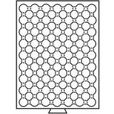 LIGHTHOUSE COIN TRAY - 63 spaces for CAPS 16.5 - COIN TRAYS FOR USE WITH COIN CAPSULES - Cambridgeshire Coins