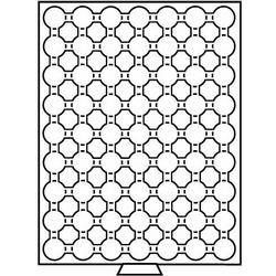 LIGHTHOUSE COIN TRAY - 63 spaces for CAPS19 - COIN TRAYS FOR USE WITH COIN CAPSULES - Cambridgeshire Coins