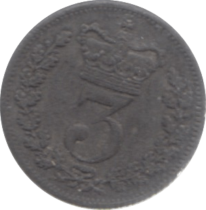 MODEL MAUNDY THREEPENCE TOY MONEY VICTORIA - TOY MONEY - Cambridgeshire Coins