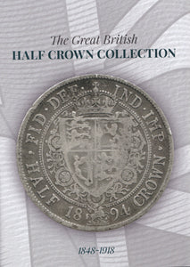 NEW 1848 - 1918 Great British Halfcrown Half Crown Coin Hunt Collectors Album - Coin Album - Cambridgeshire Coins