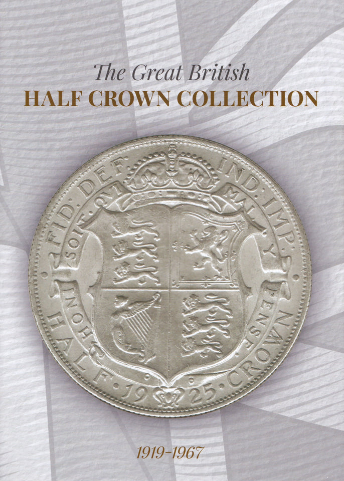 NEW 1919 - 1967 Great British Halfcrown Half Crown Coin Hunt Collectors Album - Coin Album - Cambridgeshire Coins