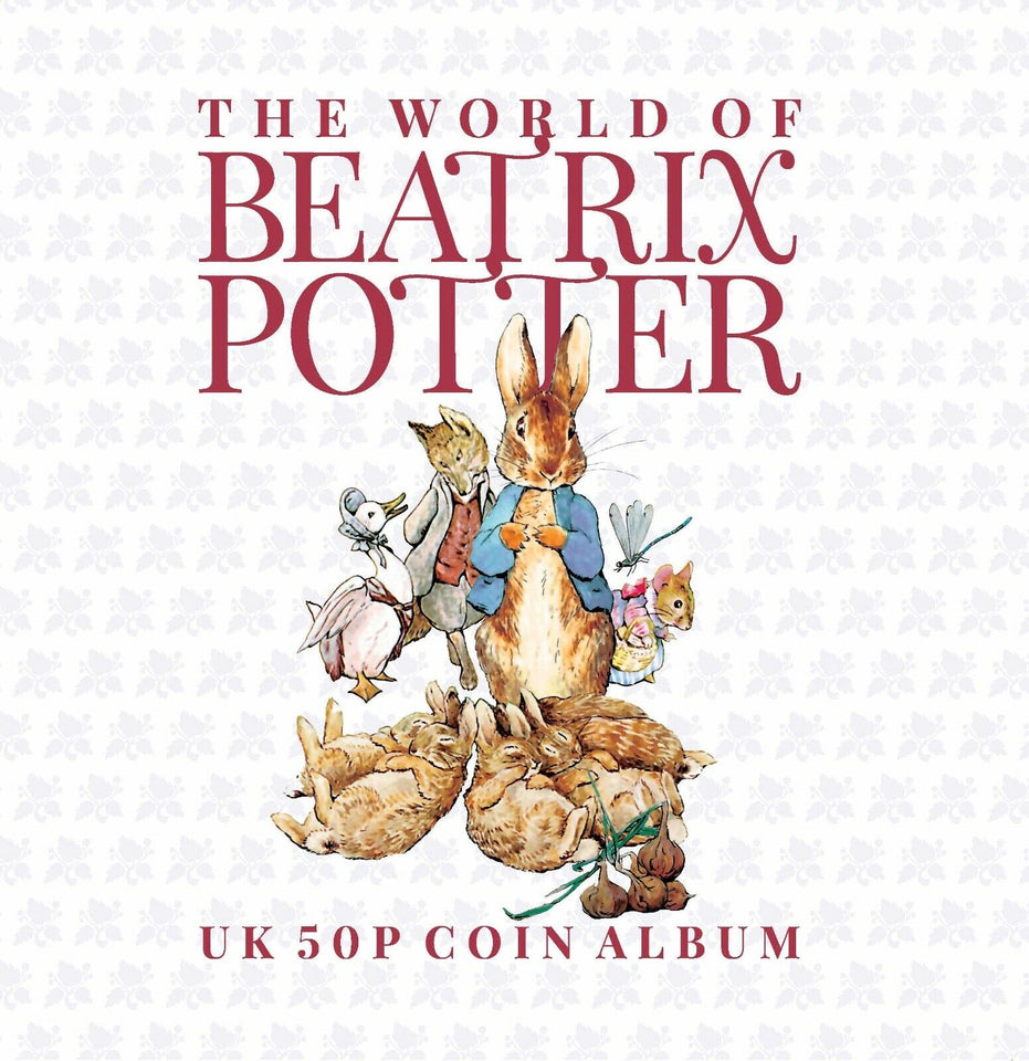 NEW 2020 BEATRIX POTTER PETER RABBIT 50P FIFTY PENCE 15 COIN HUNT ALBUM 2016-20 - Coin Album - Cambridgeshire Coins