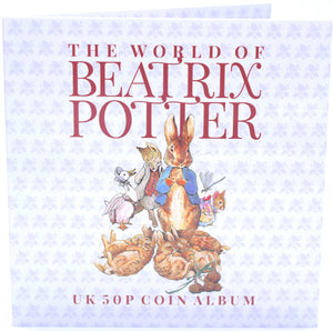 NEW 2020 BEATRIX POTTER PETER RABBIT 50P FIFTY PENCE 15 COIN HUNT ALBUM 2016-20 - Coin Album - Cambridgeshire Coins